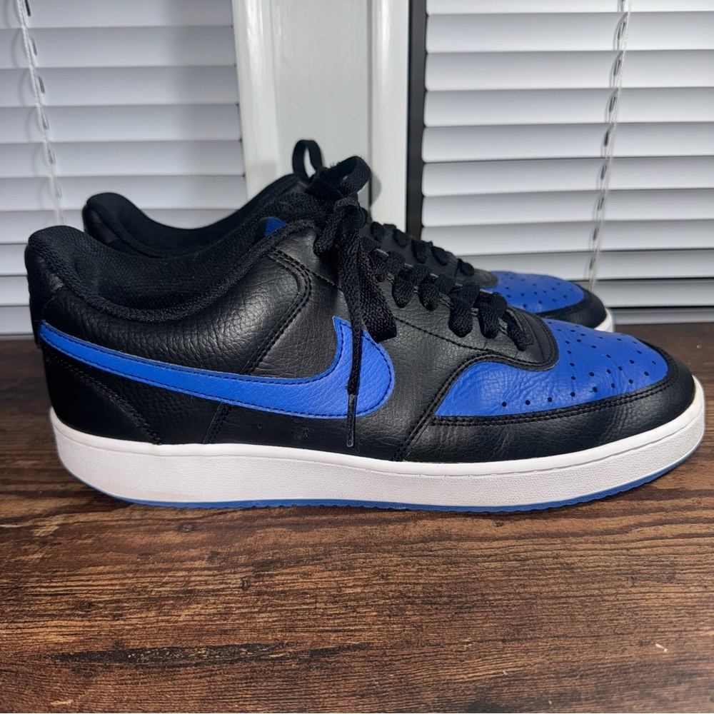Nike Mens Court Vision Low DM8681-001 Black Casual Shoes Sneakers Size 10.5
